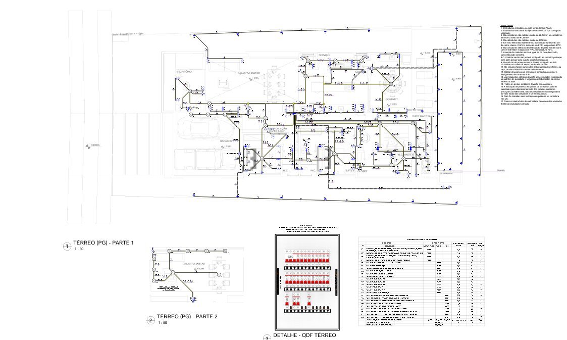 Projeto Elétrico — Prancha 01